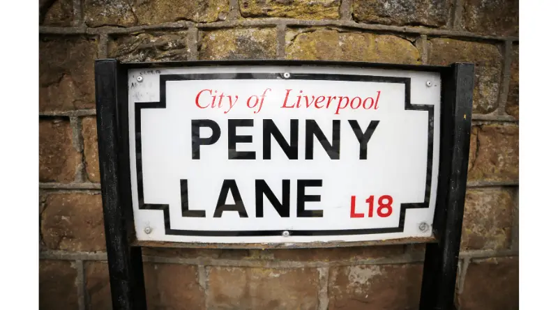 Penny Lane sign 