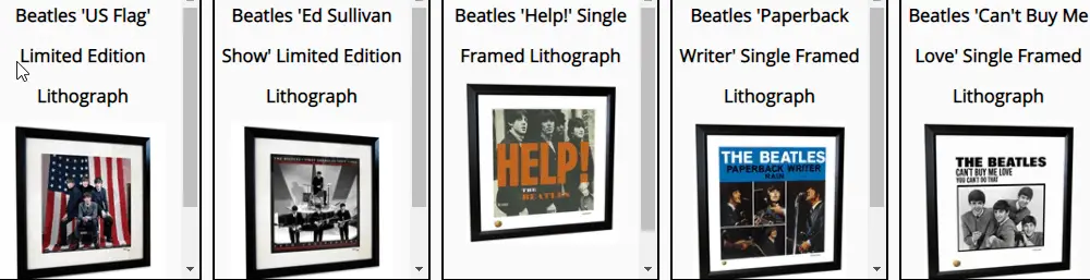 Beatles art recommendations